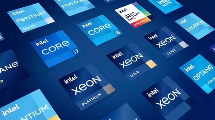 intel yeni logo
